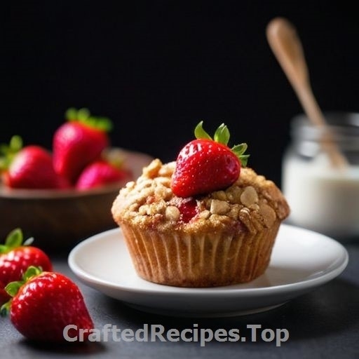 Strawberry Oat Crunch Muffins