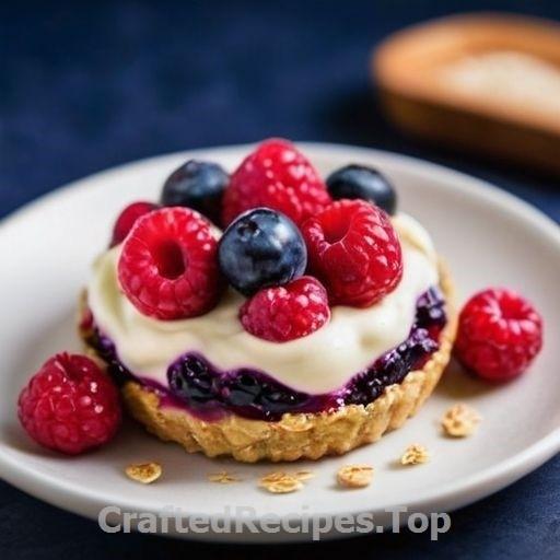 Summer Berry Pastry with Oat Crust and Citrus Whipped Cream