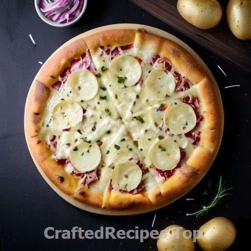 Summer Fresh Potato and Stone Bit Crust White Pizza