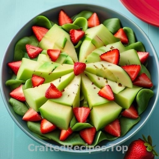 Summer Salad with Strawberries and Melon