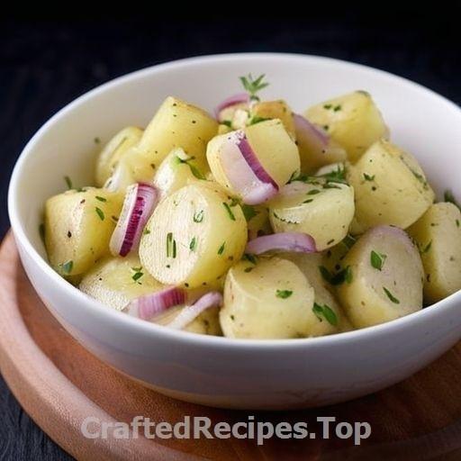 Super Fresh Potato Salad with Mustard and Red Onion