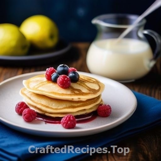 Sweet Cardamom Pancakes with Berries and Cheese Filling
