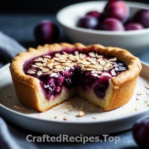 Sweet Plum Bars with Almond Sprinkles