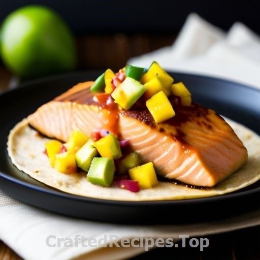 Taco-Spiced Baked Salmon with Fresh Mango-Avocado Salsa