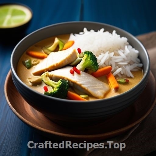 Thai Style Fish Curry with Vegetables