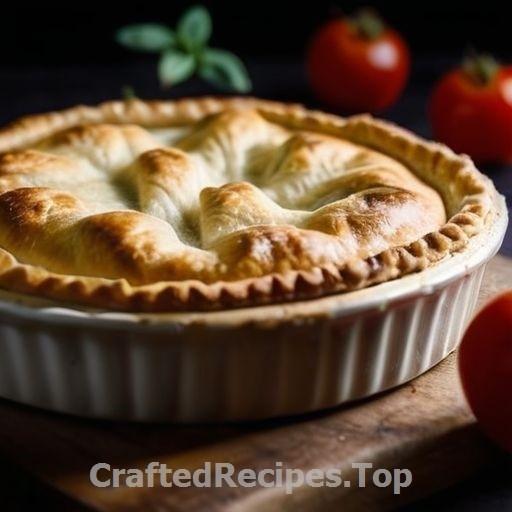 Tomato Pie with Aged Cheddar Cheese