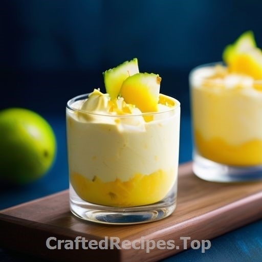 Tropical Fruit Mousse in Glass