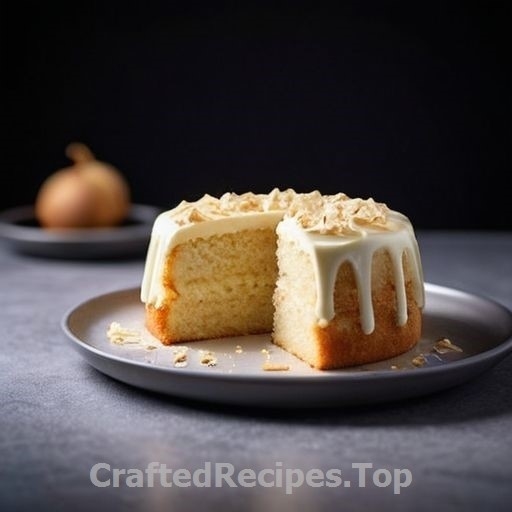 Vanilla Cake in a Long Pan