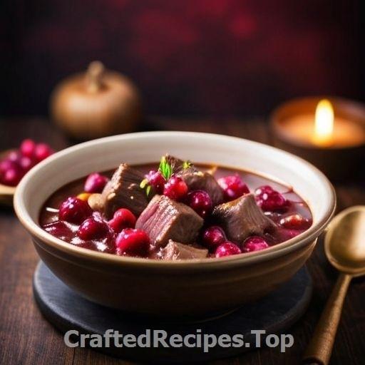 Wild Game Stew with Cowberries