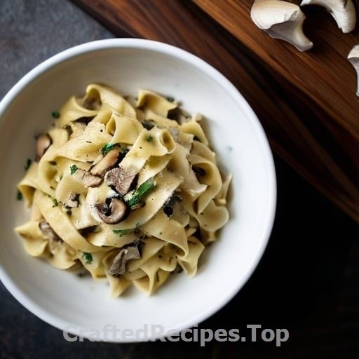 Wild Mushroom Pasta with Truffle Oil