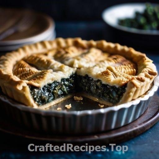 Winter Kale and Walnut Pie with Aged Cheddar